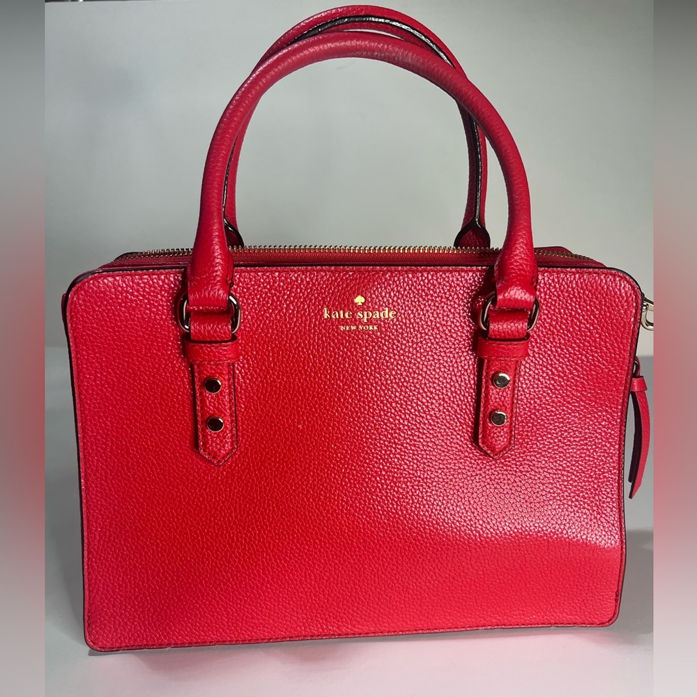 Kate Spade | Mulberry Street Lise Satchel Chili Red